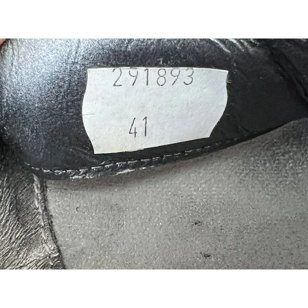 Naot‎ Womens Grey Leather Comfort Heels Sandals EUR 41 US 10.5 Open Toe/Back